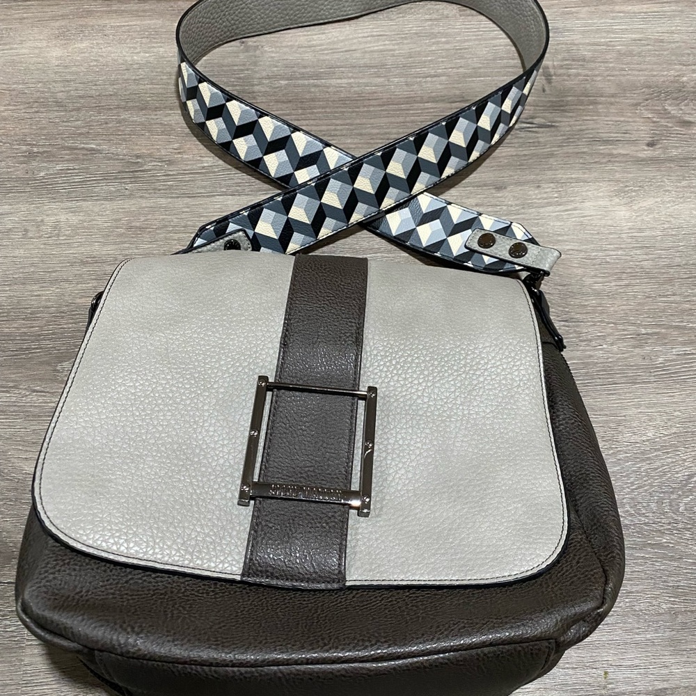 Steve Madden Cross Body Purse with Geometric Design Strap